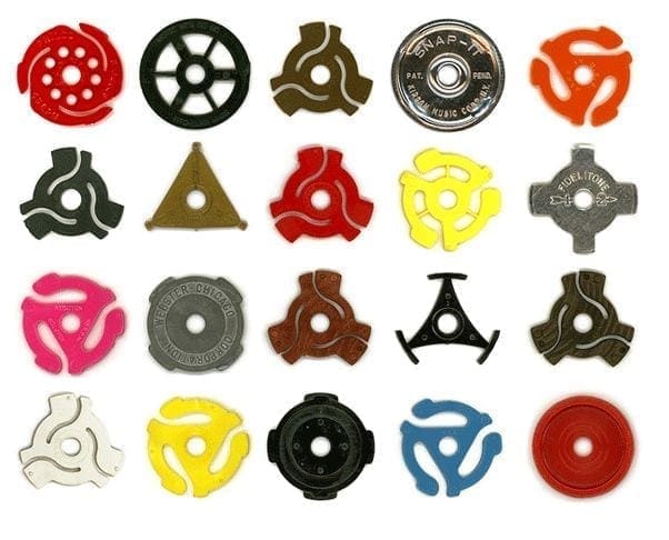 45's record adaptors - rock vinyl revival
