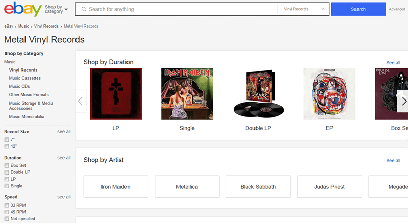 ebay searching for rare records - rockvinylrevival.com