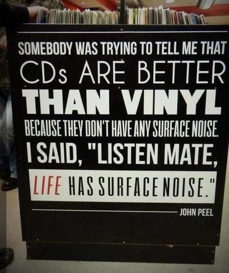 surface noise on vinyl records - rock vinyl revival