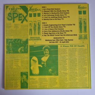 Buy this rare X Ray Spex record by clicking here
