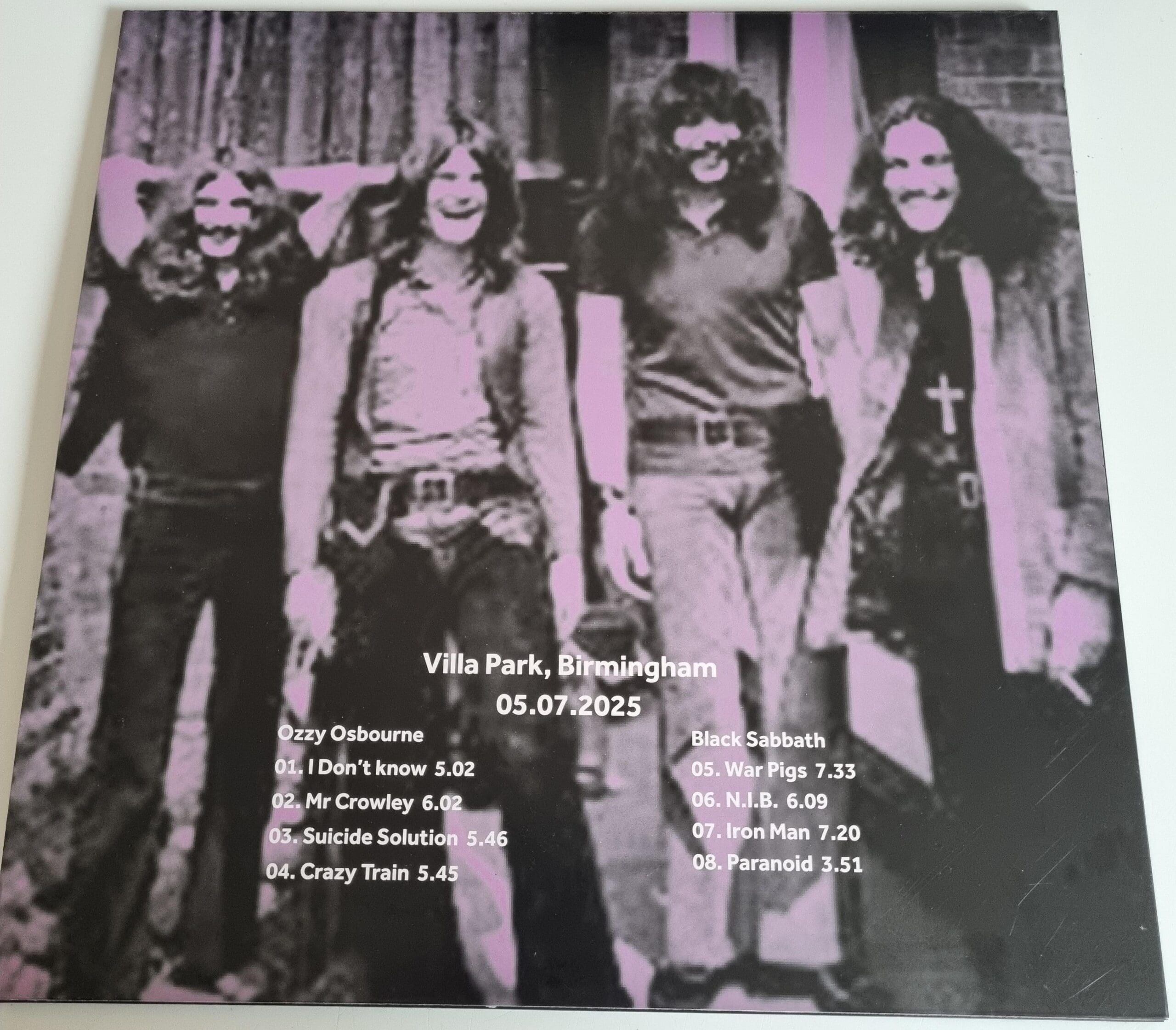 Black Sabbath - Back To The Beginning Final Show 2025 (LP RECORD) - Image 3