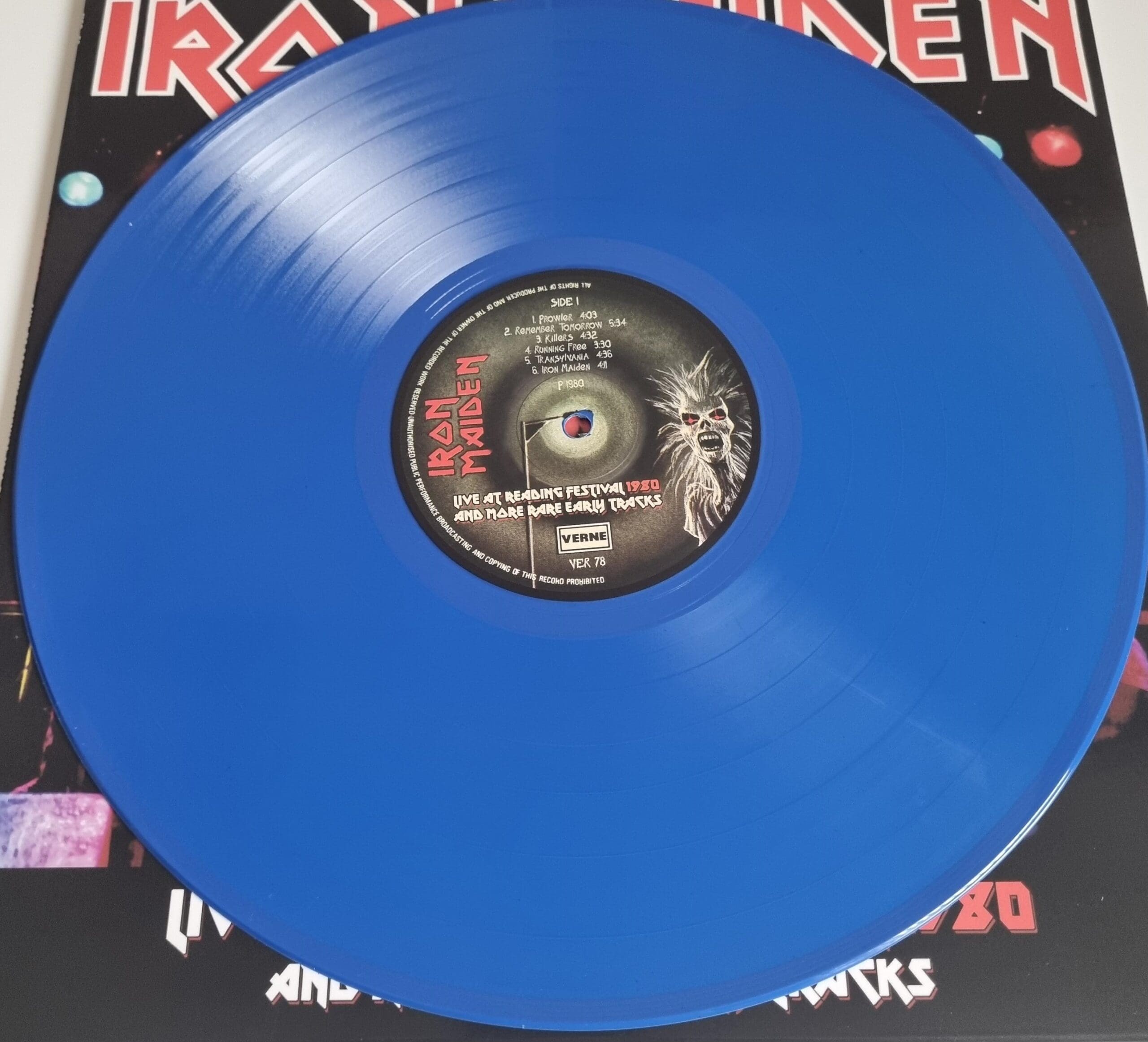 Iron Maiden-Live Reading 1980 and More Rare Early Tracks LP ALBUM - Image 2