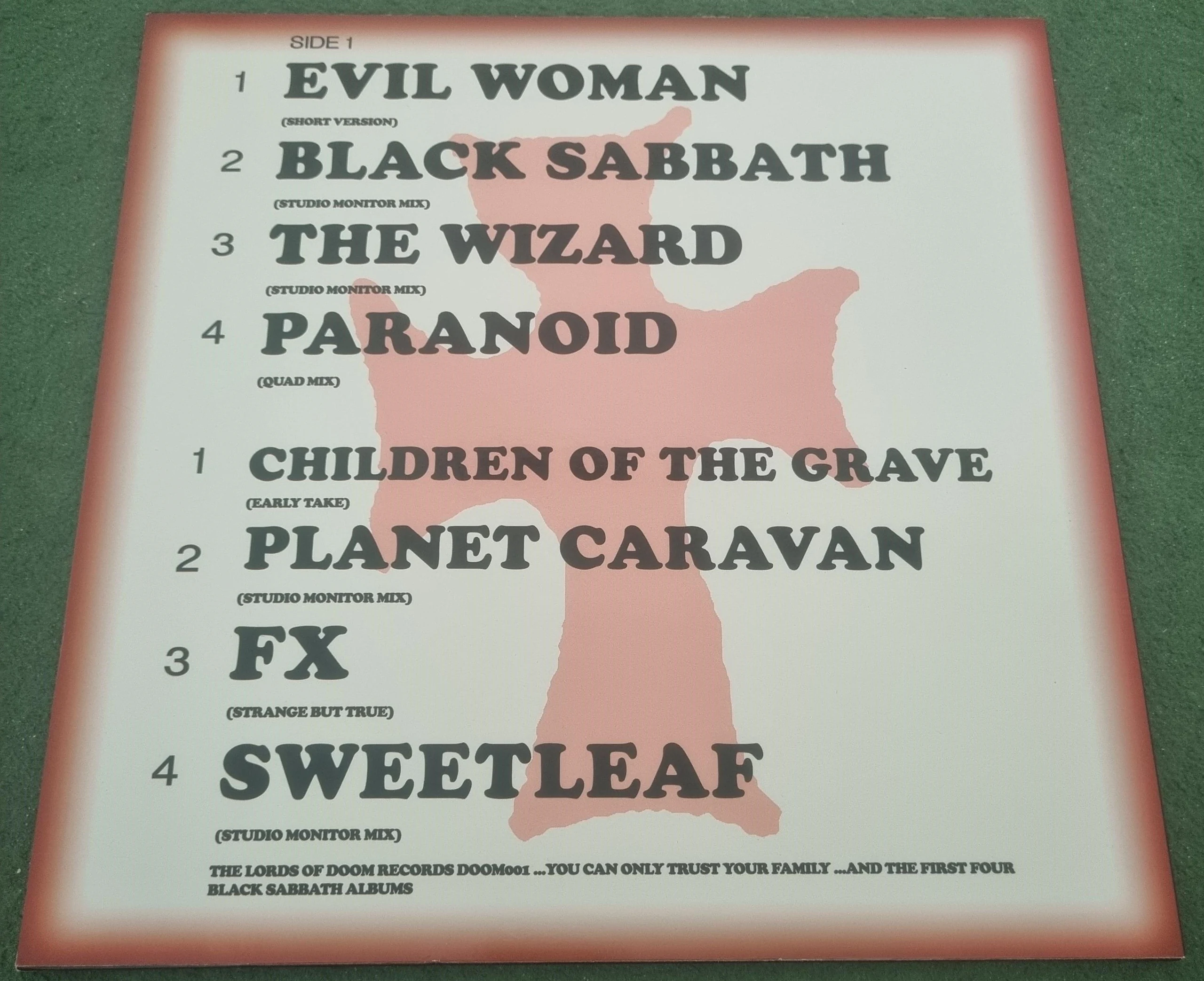 Black Sabbath-Lords of the Doom (Coloured vinyl) LP RECORD ALBUM - Image 3